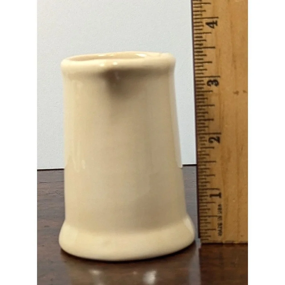 Vintage Sterling China Restaurant Ware Creamer Pitcher Ivory USA 3.5